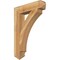 Ekena Millwork Thorton Arts & Crafts Rough Sawn Bracket, Western Red Cedar, 6"W x 30"D x 42"H BKT06X30X42THR03RWR - alternate 1